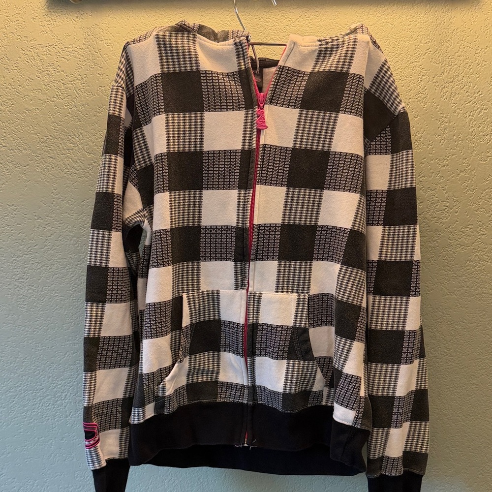 Plaid Zip-Up Women's Jacket